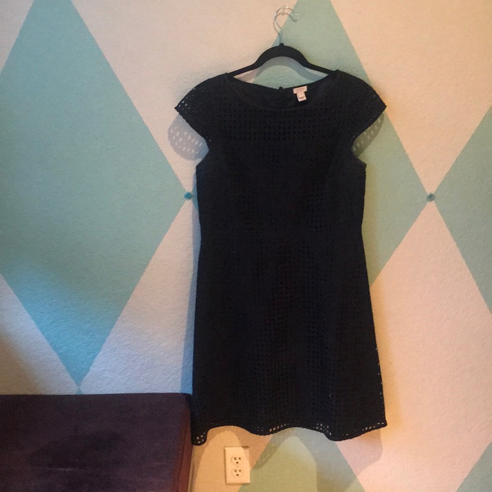 black dress.